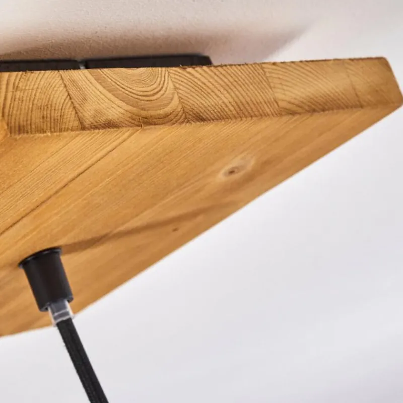 Lampes En Tissu-hofstein Suspension Shiburg Bois clair, 1 lumière