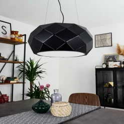 hofstein Suspension Shouver Noir, 3 lumières