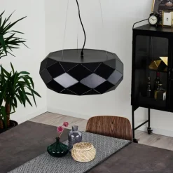 hofstein Suspension Shouver Noir, 3 lumières