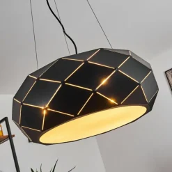 hofstein Suspension Shouver Noir, 3 lumières