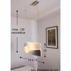 Sil Lux Suspension Chrome, 4 lumières