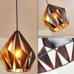 Luminaires Orientaux-hofstein Suspension Situk Cuivre, Noir, 1 lumière