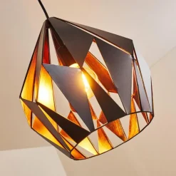 Luminaires Orientaux-hofstein Suspension Situk Cuivre, Noir, 1 lumière