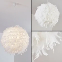 hofstein Suspension Skaulo Blanc, 1 lumière