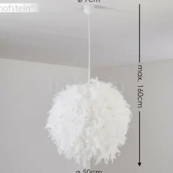 hofstein Suspension Skaulo Blanc, 1 lumière