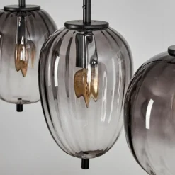 hofstein Suspension Skiatook Noir, 4 lumières