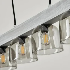 hofstein Suspension Skovde Argenté, 4 lumières