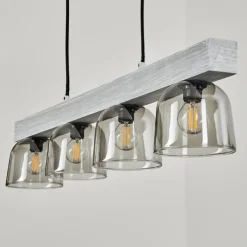 hofstein Suspension Skovde Argenté, 4 lumières