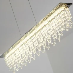 hofstein Suspension Slidre LED Chrome, 1 lumière, Télécommandes