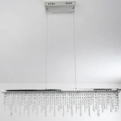 hofstein Suspension Slidre LED Chrome, 1 lumière, Télécommandes