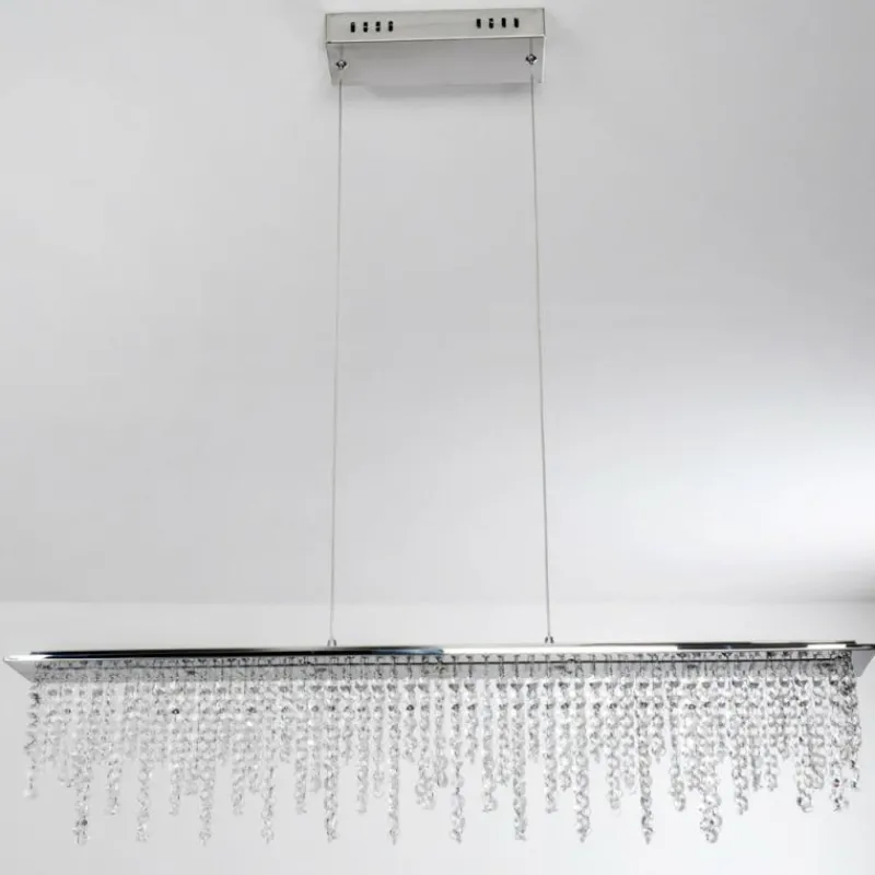 hofstein Suspension Slidre LED Chrome, 1 lumière, Télécommandes