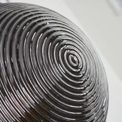 Suspension Verre Fumé-hofstein Suspension Sénal Chrome, 1 lumière