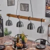 Luminaires Scandinaves-hofstein Suspension Sontey Écru, Noir, 4 lumières