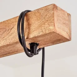 Style Boho-Chic-hofstein Suspension Sontey Écru, Noir, 4 lumières