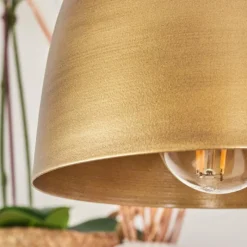 Style Boho-Chic-hofstein Suspension Sontey Écru, Noir, 4 lumières