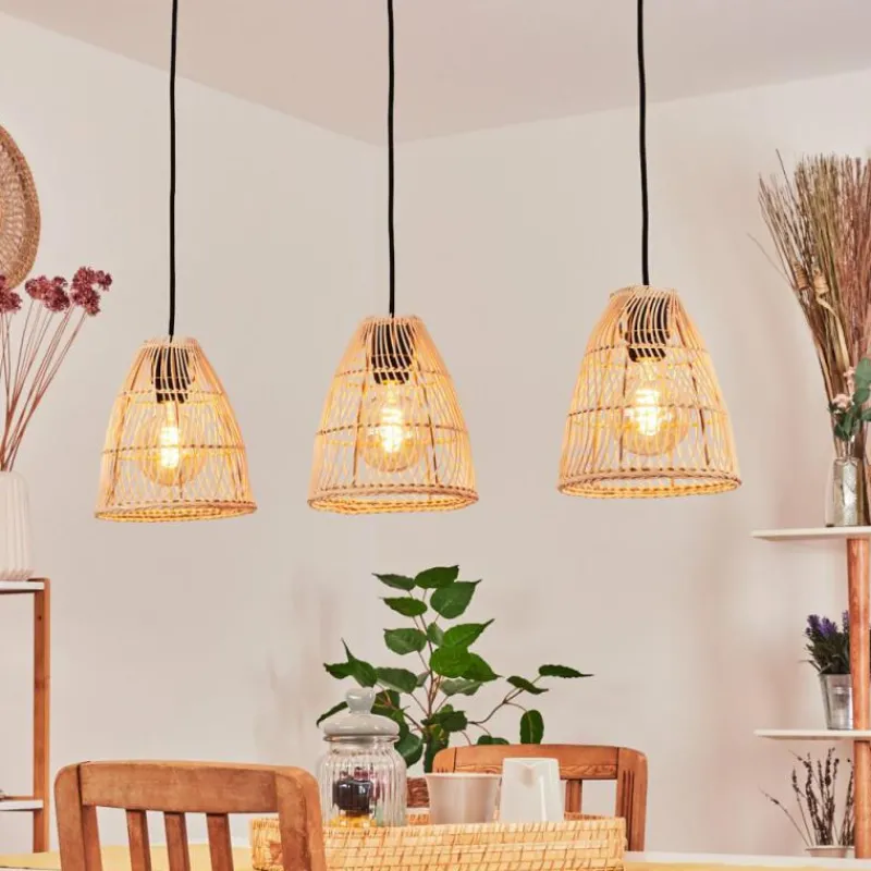 Luminaires Scandinaves-hofstein Suspension Sooul Noir, 3 lumières