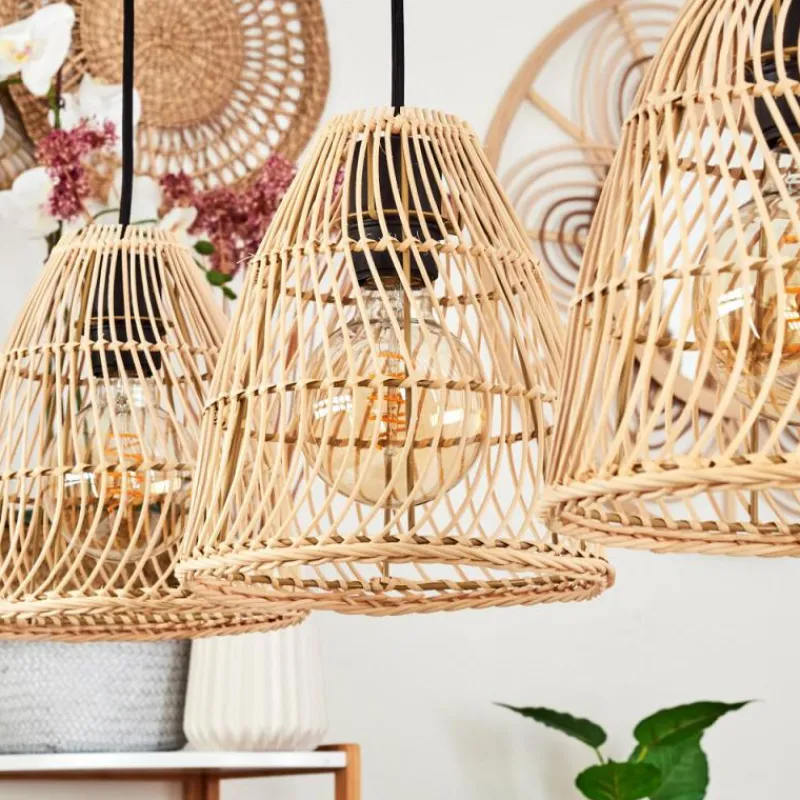 Luminaires Scandinaves-hofstein Suspension Sooul Noir, 3 lumières