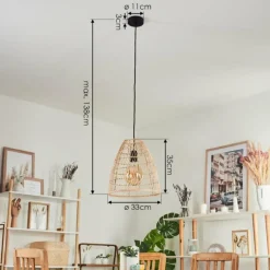 Luminaires Scandinaves-hofstein Suspension Sooul Noir, 1 lumière