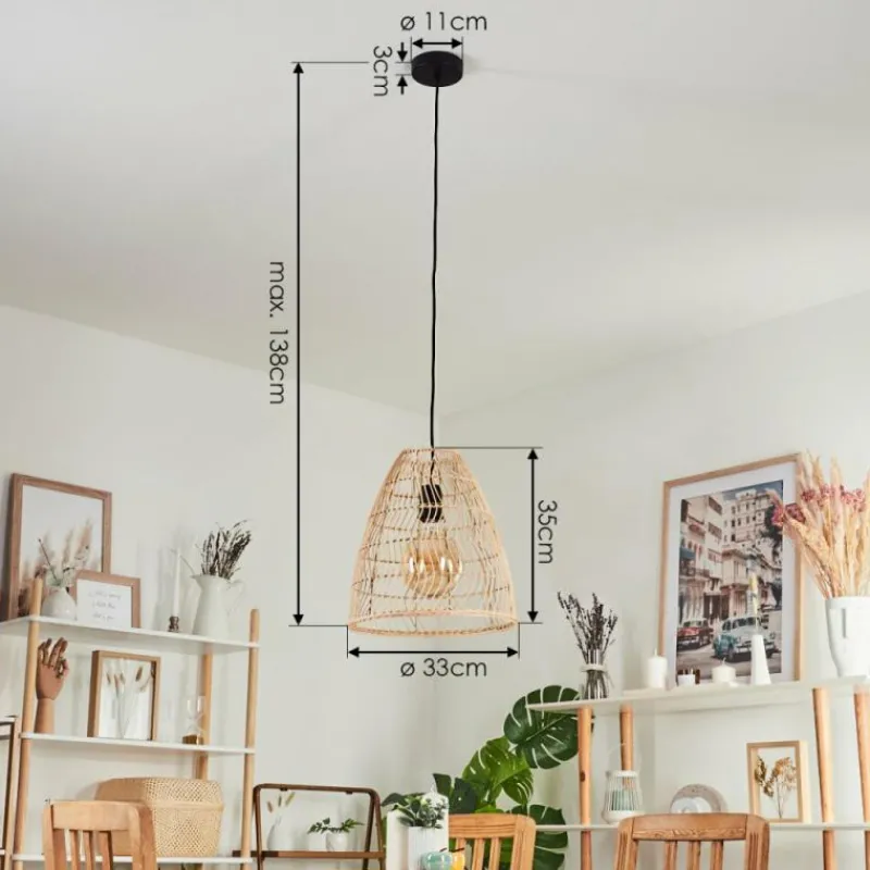 Luminaires Scandinaves-hofstein Suspension Sooul Noir, 1 lumière