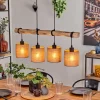 Lampes En Tissu-hofstein Suspension Soungou Écru, Noir, 4 lumières