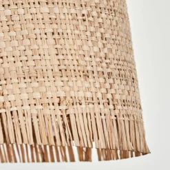 Luminaires Scandinaves-hofstein Suspension Soungou Écru, Noir, 3 lumières