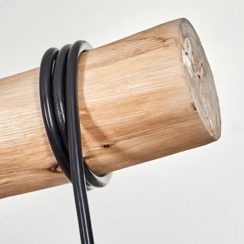 Luminaires Scandinaves-hofstein Suspension Soungou Écru, Noir, 5 lumières