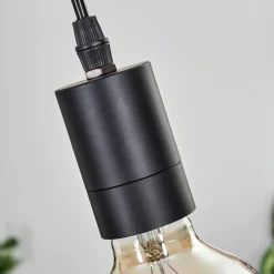 Luminaires Scandinaves-hofstein Suspension Soungou Écru, Noir, 3 lumières