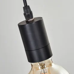 Luminaires Scandinaves-hofstein Suspension Soungou Écru, Noir, 5 lumières