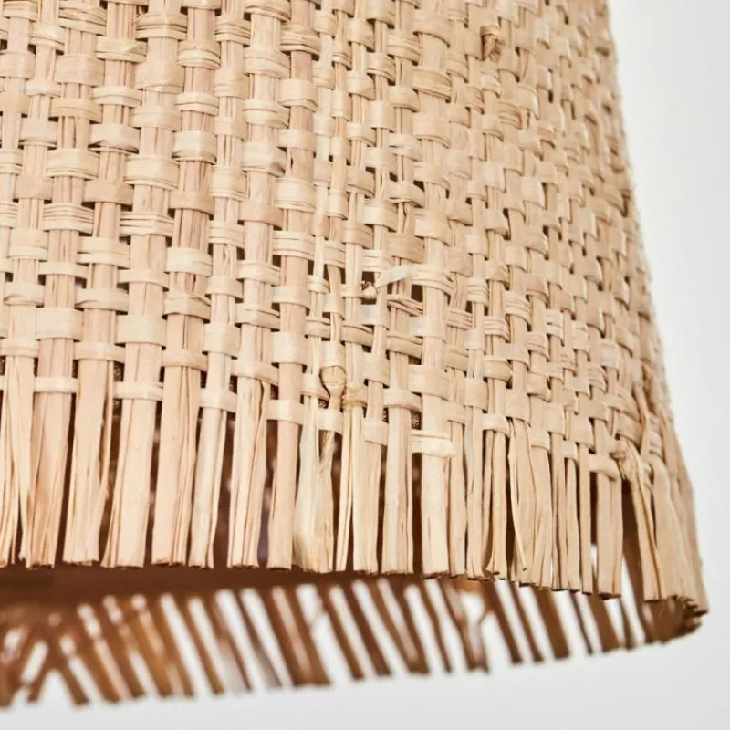 Luminaires Scandinaves-hofstein Suspension Soungou Écru, Noir, 4 lumières