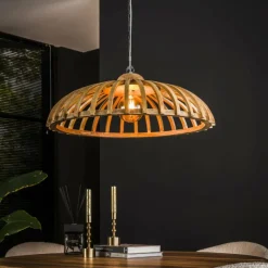 Style Boho-Chic-hofstein Suspension Span Anthracite, 1 lumière