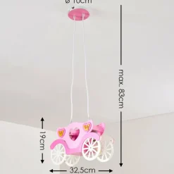 hofstein Suspension Srono Rose, 2 lumières* Suspensions