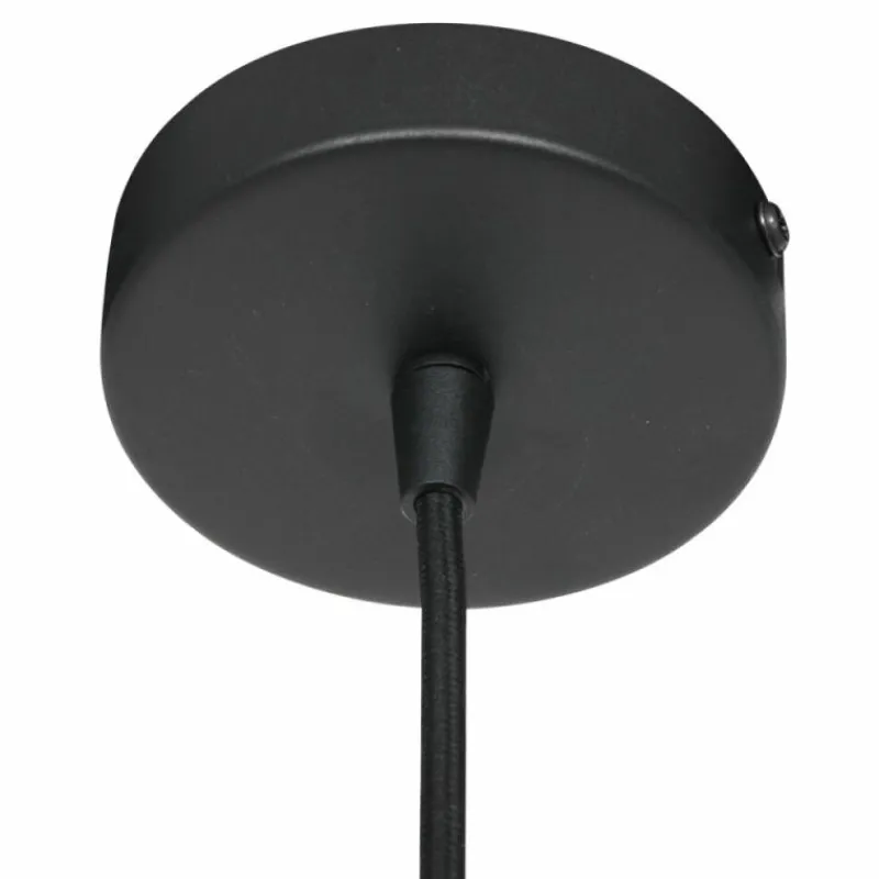 Lampes Dorées-Luminaires Steinhauer Suspension Steinhauer Aureole Noir, 1 lumière