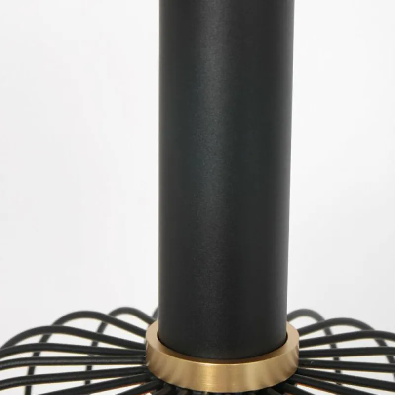 Lampes Dorées-Luminaires Steinhauer Suspension Steinhauer Aureole Noir, 1 lumière