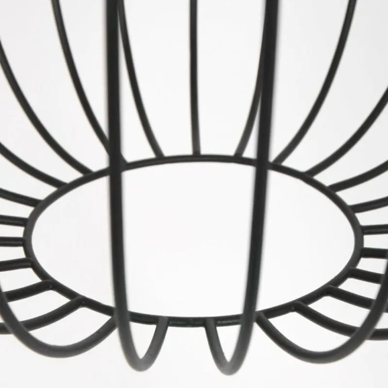 Lampes Dorées-Luminaires Steinhauer Suspension Steinhauer Aureole Noir, 1 lumière