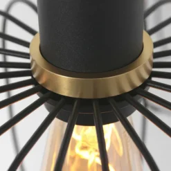 Luminaires Steinhauer Suspension Steinhauer Aureole Noir, 6 lumières* Suspensions