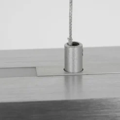 Luminaires Steinhauer Suspension Steinhauer Bande LED Acier brossé, 4 lumières* Suspensions