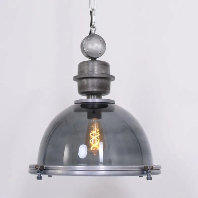 Suspension Verre Fumé-Luminaires Steinhauer Suspension Steinhauer Bikkel Gris, 1 lumière