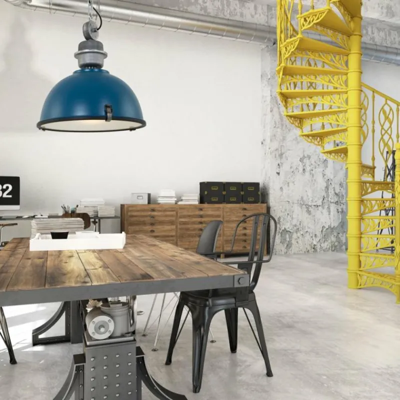 Luminaires Steinhauer Suspension Steinhauer Bikkel Bleu, 1 lumière