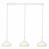 Luminaires Scandinaves-Luminaires Steinhauer Suspension Steinhauer Bjorr Blanc, 3 lumières