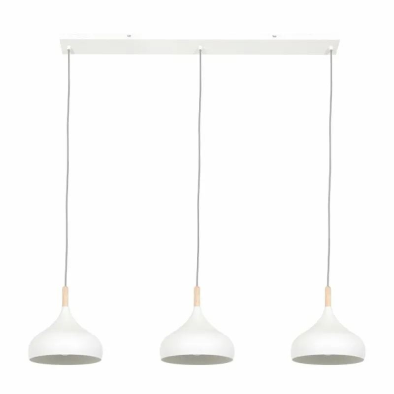 Luminaires Scandinaves-Luminaires Steinhauer Suspension Steinhauer Bjorr Blanc, 3 lumières
