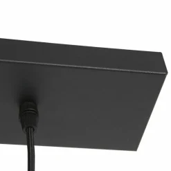 Suspension Verre Fumé-Luminaires Steinhauer Suspension Steinhauer Bollique Noir, 3 lumières