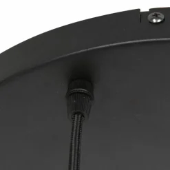 Suspension Verre Fumé-Luminaires Steinhauer Suspension Steinhauer Bollique Noir, 3 lumières