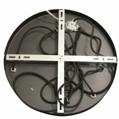 Suspension Verre Fumé-Luminaires Steinhauer Suspension Steinhauer Bollique Noir, 3 lumières