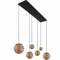 Luminaires Steinhauer Suspension Steinhauer Bollique Laiton, 6 lumières