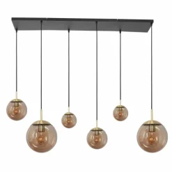 Luminaires Steinhauer Suspension Steinhauer Bollique Laiton, 6 lumières