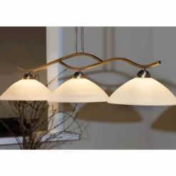 Luminaires Steinhauer Suspension Steinhauer CAPRI Bronze, 3 lumières