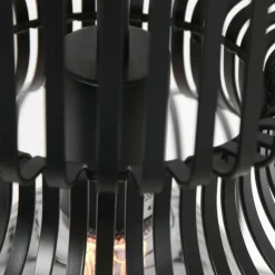 Luminaires Rustiques-Luminaires Steinhauer Suspension Steinhauer Dunbar Noir, 1 lumière