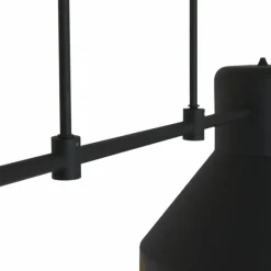 Lampes Dorées-Luminaires Steinhauer Suspension Steinhauer Evy Or, Noir, 2 lumières