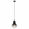 Suspension Verre Fumé-Luminaires Steinhauer Suspension Steinhauer Flere Gris, Noir, 1 lumière