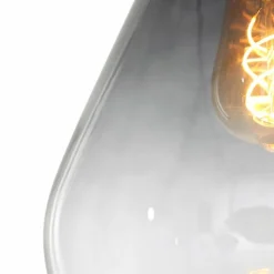 Suspension Verre Fumé-Luminaires Steinhauer Suspension Steinhauer Flere Gris, Noir, 1 lumière